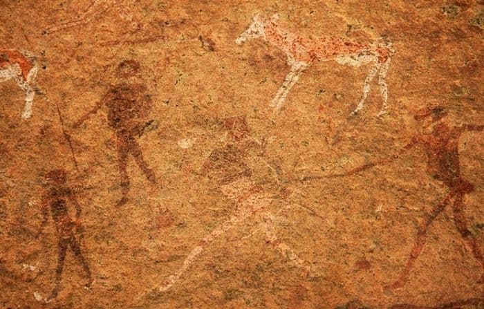 White Lady Painting Brandberg Damaraland