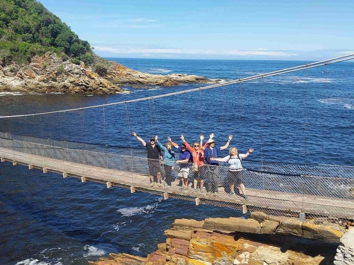 Dans le park national de tsitsikamma