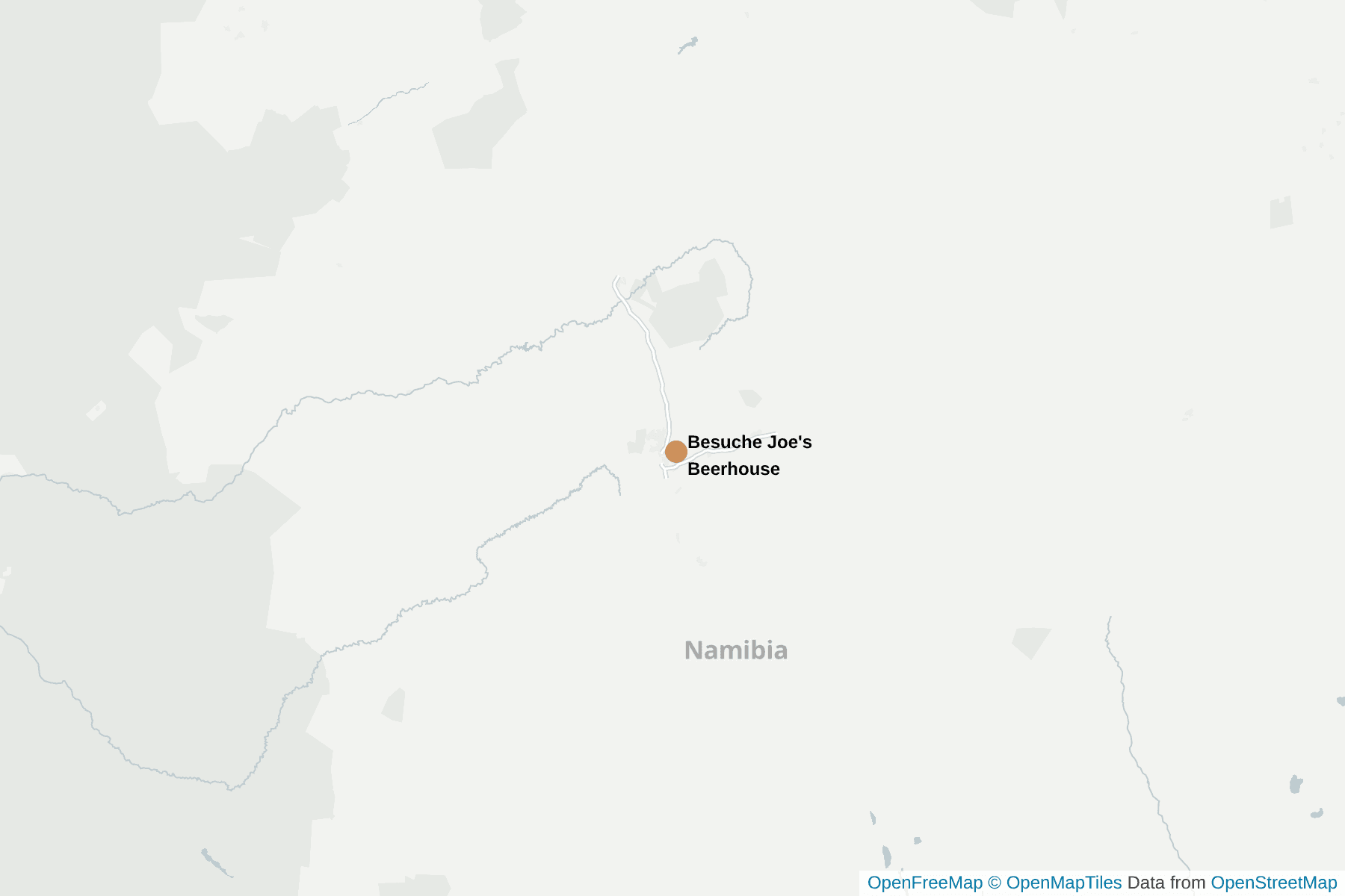 Karte von Windhoek